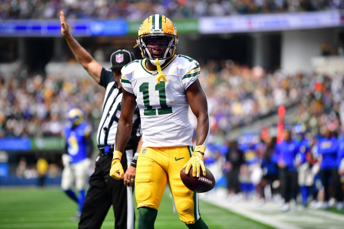 cheeseheadtv's tweet photo. Eclipsing 1K: Jayden Reed as Packers next 1,000 Yard Receiver https://t.co/V9avQamipl #Packers #GoPackGo https://t.co/wCzxF5basM
