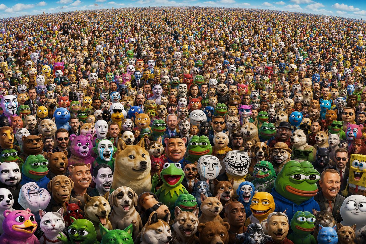 Returntomemesx's tweet photo. The market doesn't need another 50-page roadmap. 

The market needs memes.

MILLIONS. https://t.co/mGfqv61VTC