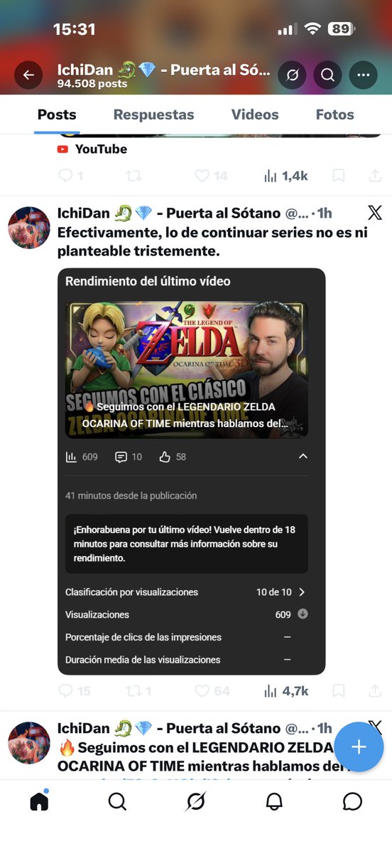 AlmuBt87's tweet photo. Quejarse de las series es la excusa perfecta. Lo cómodo es meter capturas llorando por el algoritmo y luego cascarte vídeos de +10 min llenos de paja, repitiendo lo mismo en bucle para meter anuncios y monetizar con humo y clickbait. Menos lecciones de calidad y más autocrítica. https://t.co/h2NCRPsAkJ