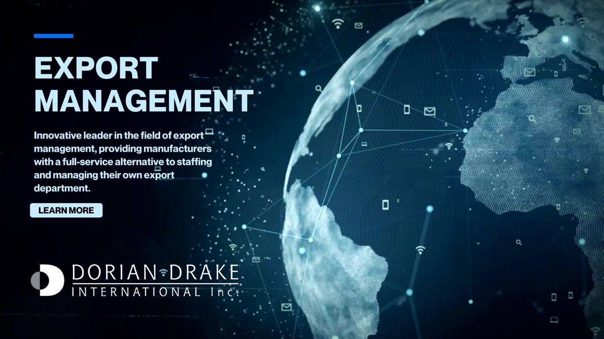 DorianDrakeIntl's tweet photo. #DorianDrakeIntl manages a complete array of services such as field sales coverage and #international #CustomerService. Dorian Drake’s clients draw on any number of the company’s key export management capabilities. Learn more 👉 https://t.co/qpnUTTM92W https://t.co/DldPKBinSP