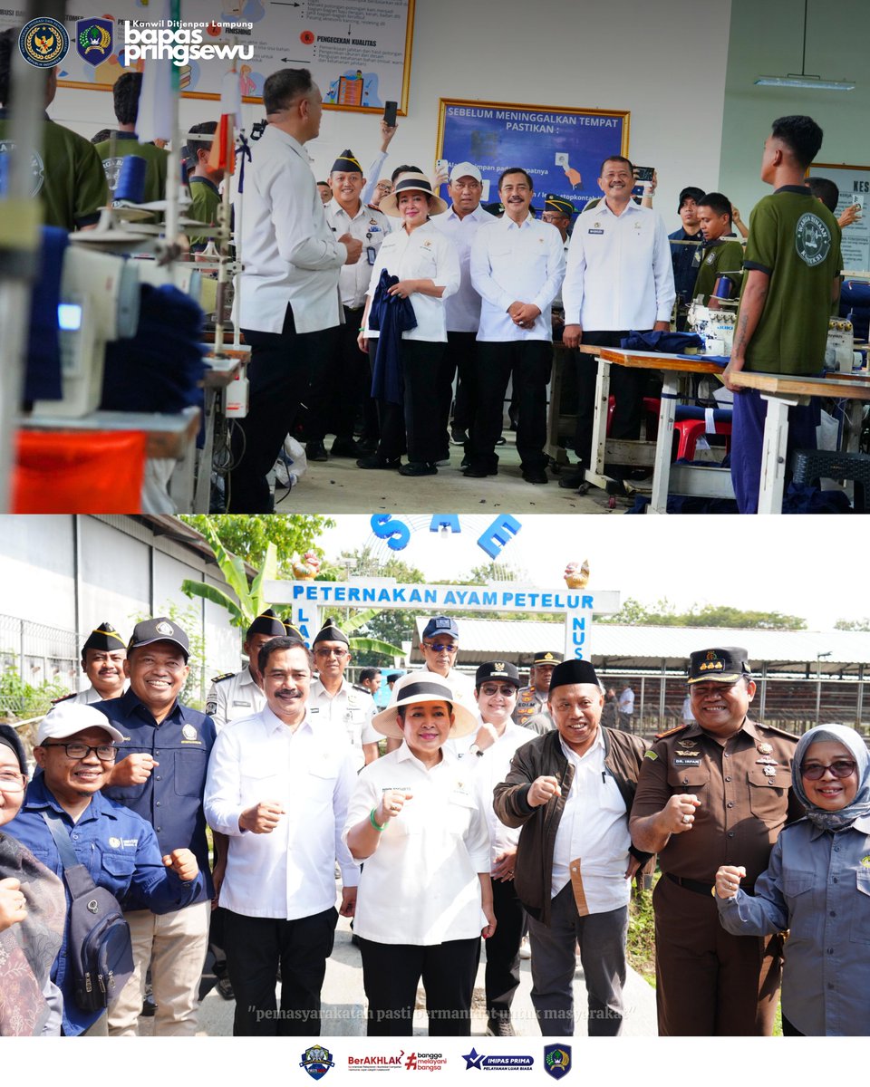 HumasBapasPsw's tweet photo. Titiek Soeharto Apresiasi Transformasi Nusakambangan Jadi Sentra Ketahanan Pangan dan Pembinaan Warga Binaan https://t.co/GtH59mRoDt