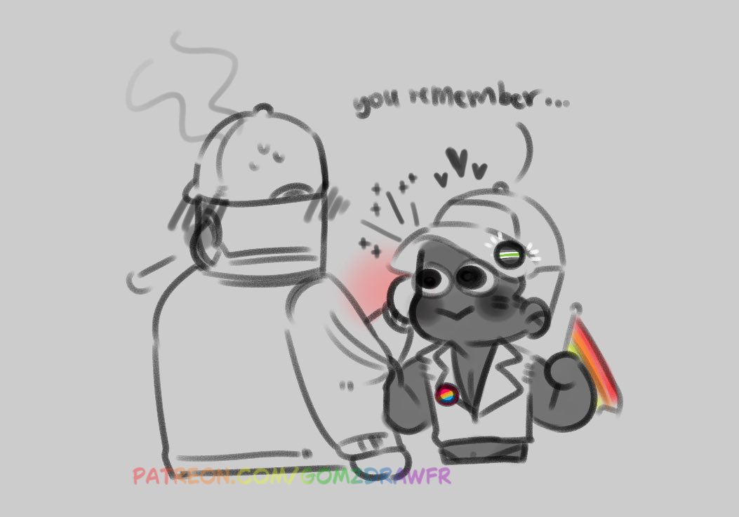 gomzdrawfr's tweet photo. happy pride for #ghostgaz nation
a doodle from last year :) https://t.co/2VHUCWhhn0