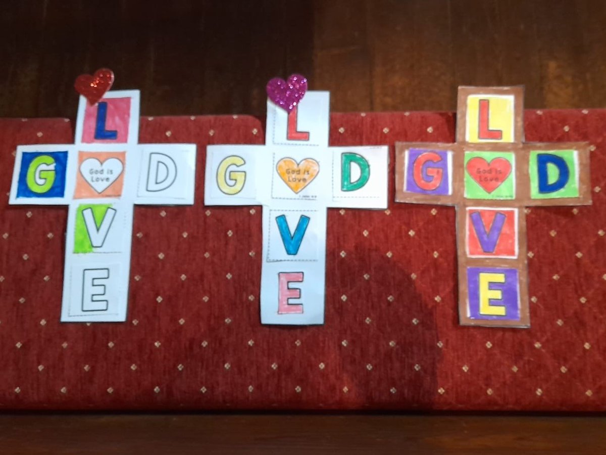 parishofheston's tweet photo. “God is Love.” ❤️ Today’s craft helped the younger members of our congregation remember God’s loving care for each one of us.
#Trinity3 #GodIsLove #ChildrensMinistry #ChurchFamily #FollowingJesus https://t.co/T3QxpZja3L