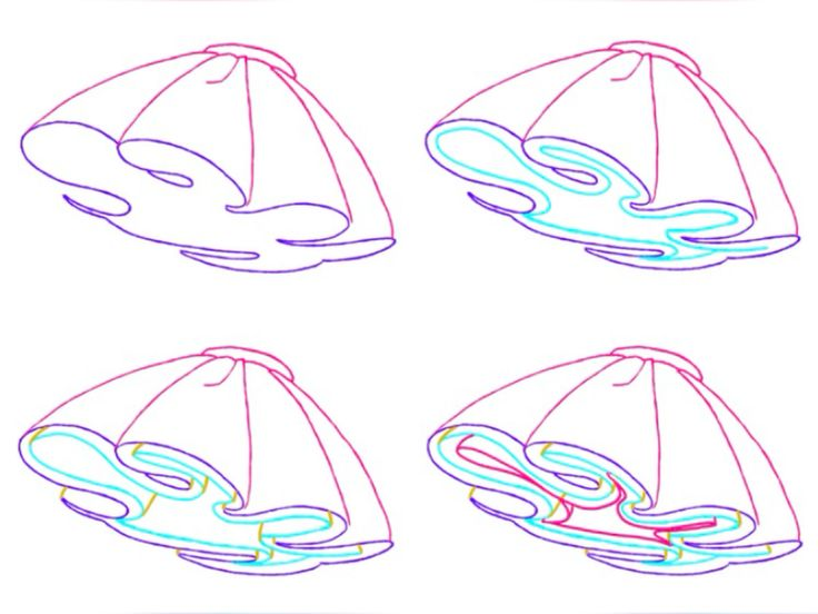 fznutri's tweet photo. How to draw skirt/umbrella https://t.co/fBpcDXUO3E