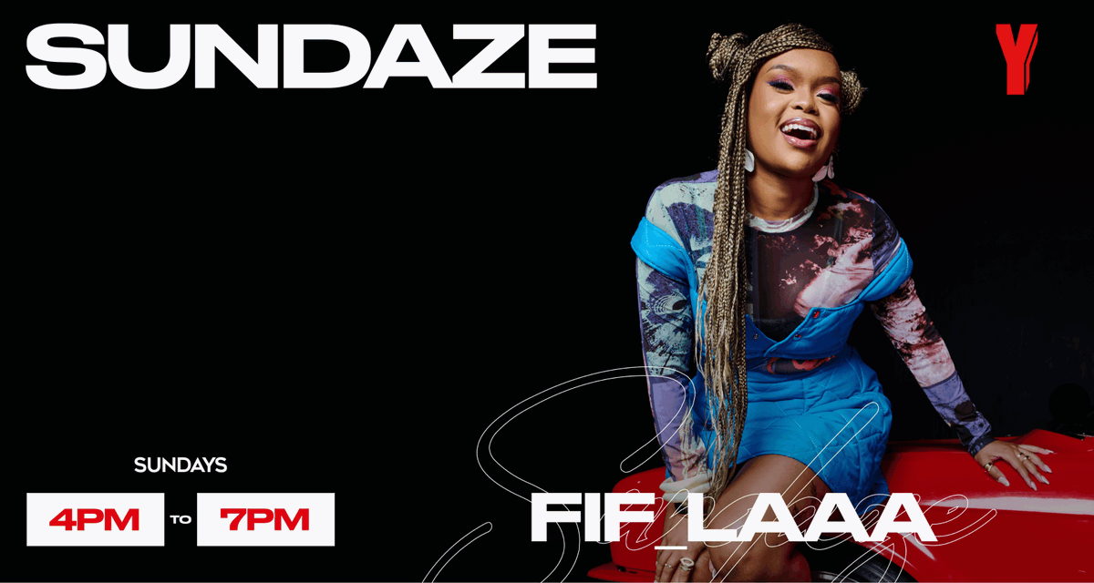 Yfm's tweet photo. A chilled #Sundaze with chilled sounds by @Fif_laaa all the way from 4pm to 7pm. Only on Y! https://t.co/7L1EdvMhFg