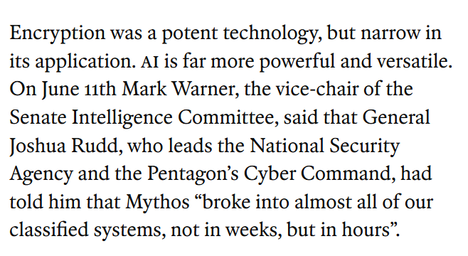 Claude Mythos Breached Classified Systems in Hours, NSA Head Reports