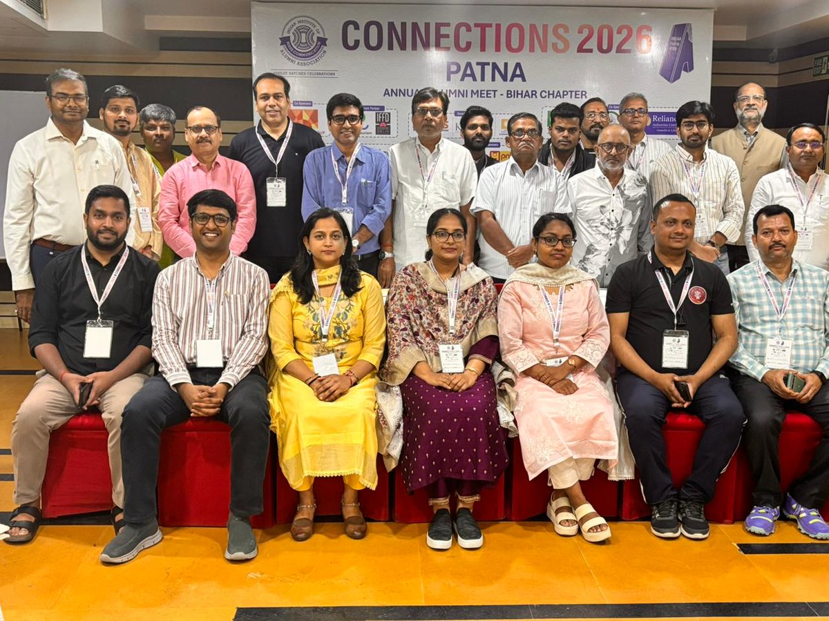 IIMCAA's tweet photo. @_sushilsingh @atuljurno @DeekshaSaksena @BiswasAnimesh @iamharshendra @pankajjha_ @kumarprakash4u @mmalayanil @zeeramesh @prabhatpandey81 Connections 2026 Patna - Bihar Chapter | 22 March 2026  #IIMC #IIMCAA #Connections #Bihar #Patna 03/03 https://t.co/MKsCshyH2L