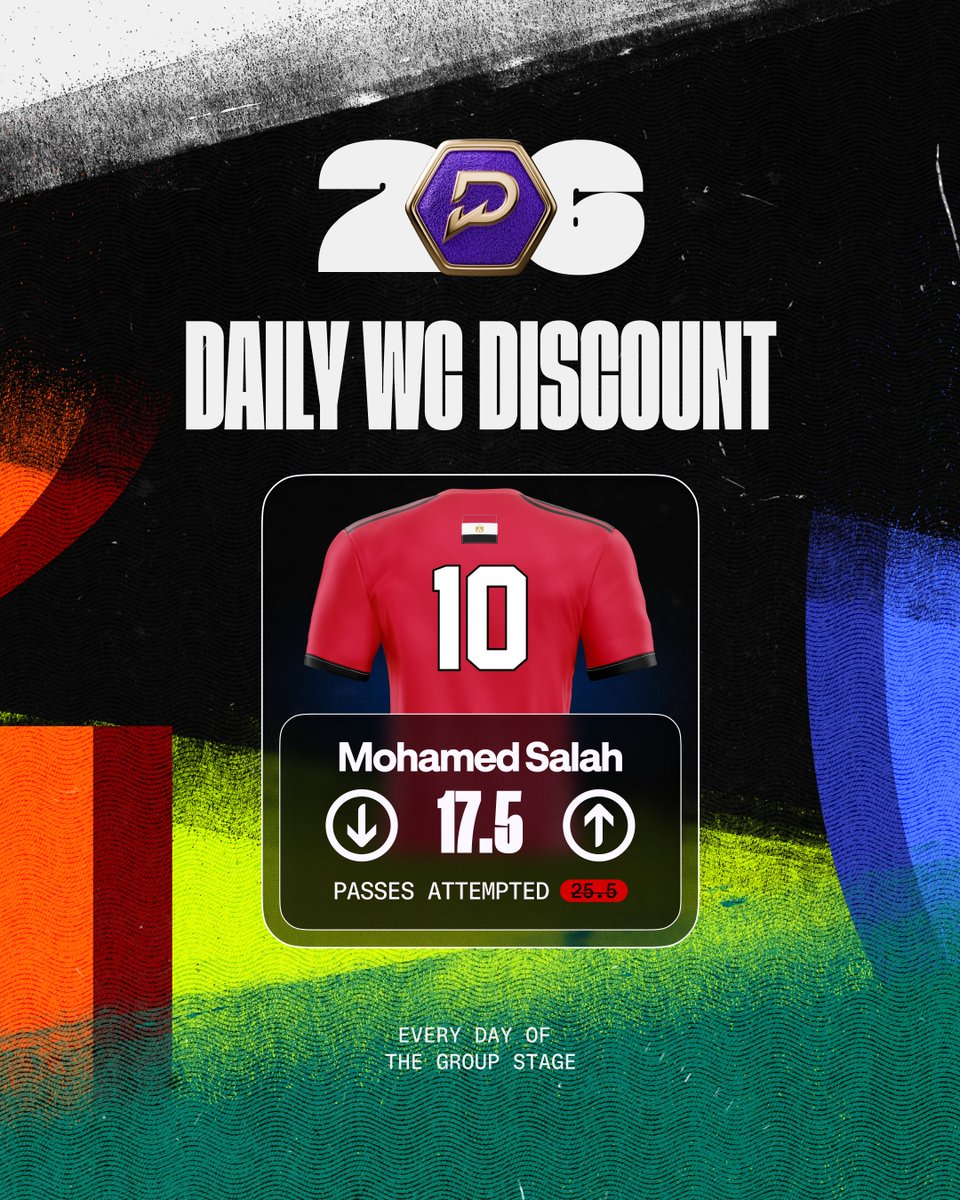 PrizePicks's tweet photo. Mo Discounts 🇪🇬 https://t.co/bSufY25ckz