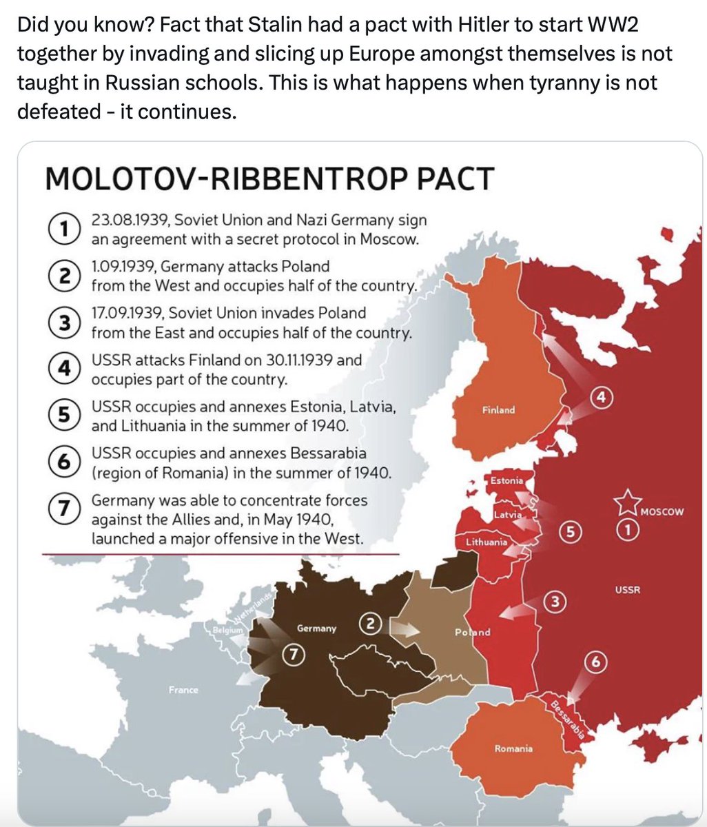 nonstamph's tweet photo. @therevjoeblank Half of Europe was occupied and experienced vatnik genocide for 50yrs. Plenty to hate them for 🤷🤷 https://t.co/LIXhxB7G9y