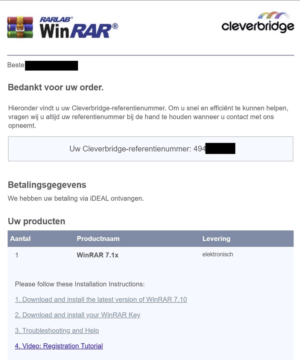 JohnnyBNL's tweet photo. Ik heb mijn schuld vorig jaar afgelost. Bedankt voor dit stukje software wat ik al mijn hele leven lang gebruik @WinRAR_RARLAB https://t.co/GBDB9aeG6B
