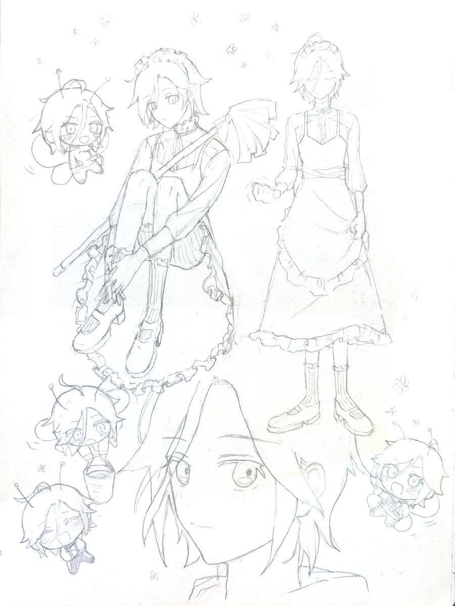 bluecha_enst's tweet photo. 3年前の絵が発掘された…！！ https://t.co/LxIX64mgiZ