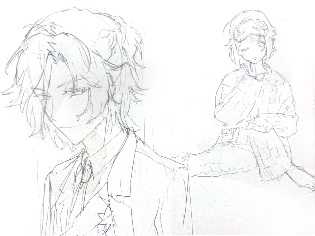 bluecha_enst's tweet photo. 3年前の絵が発掘された…！！ https://t.co/LxIX64mgiZ