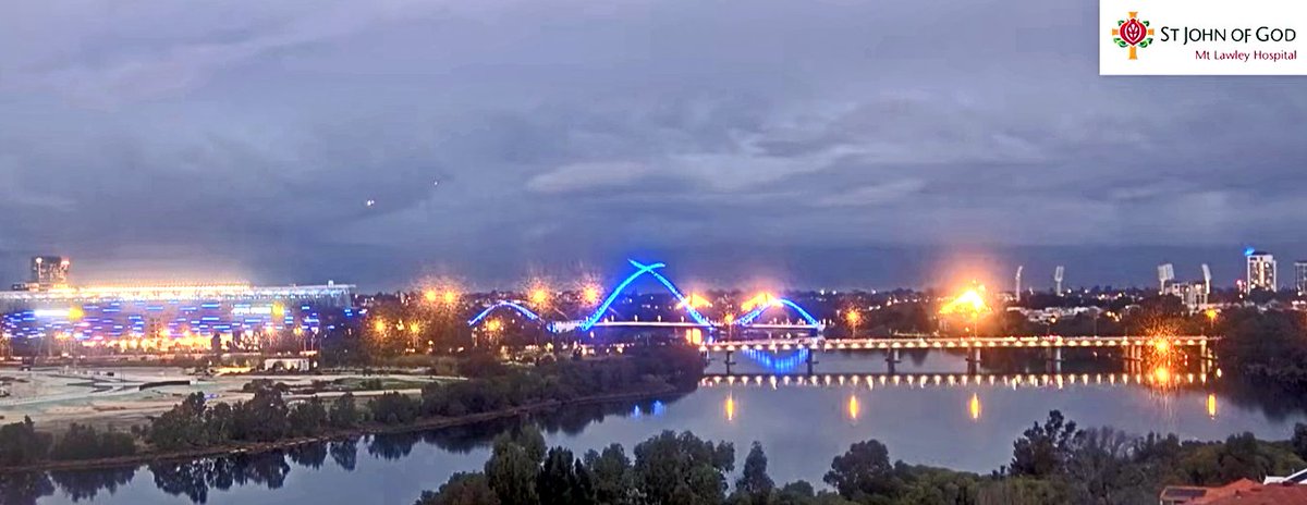 weather_wa's tweet photo. @perthovalman @BunburyWeather @coffeevanishere @speedbird020 @fizzy1975 @baxlex @ManjitK6987 @paulmp @ImTheOnlyAstro @drstip @MJG_1990 @Barnsy_Lisa @Sparrow_65 @2017Ferret @PerthAirport The View Of The Perth Storm From The Mount Lawley Cam ⛈️ #PerthStorm #PerthWeather #WesternAustralia https://t.co/WeYfmfFPcT