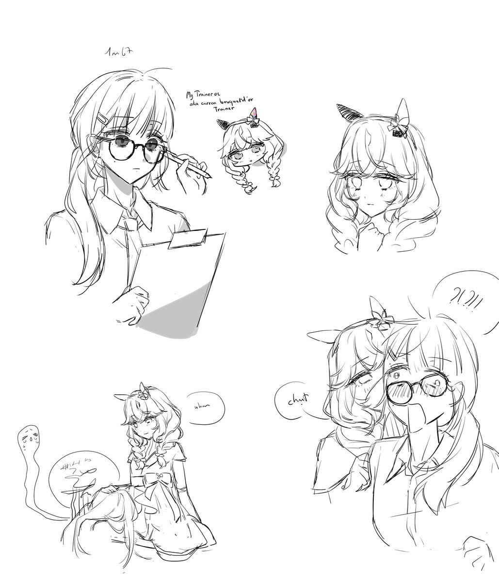 stinkydrycat's tweet photo. my torena oc x uma musume (curren bouquetd’or) 
#umamusme https://t.co/COtXKAsxSf