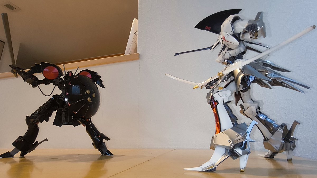 clashkinghiro's tweet photo. IMS LED MIRAGE V3 式典仕様
完成しました✨
バッシュがいるならやっちゃうよね

色々違うけど、このシーンに
脳を焼かれて今があるんだな😁
#FSS_jp 
#ファイブスター物語 
#レッドミラージュ
#VOLKS 
#札幌FSSミーティング3 
#MHが動いたっていいじゃない https://t.co/5xOOOq9dPR