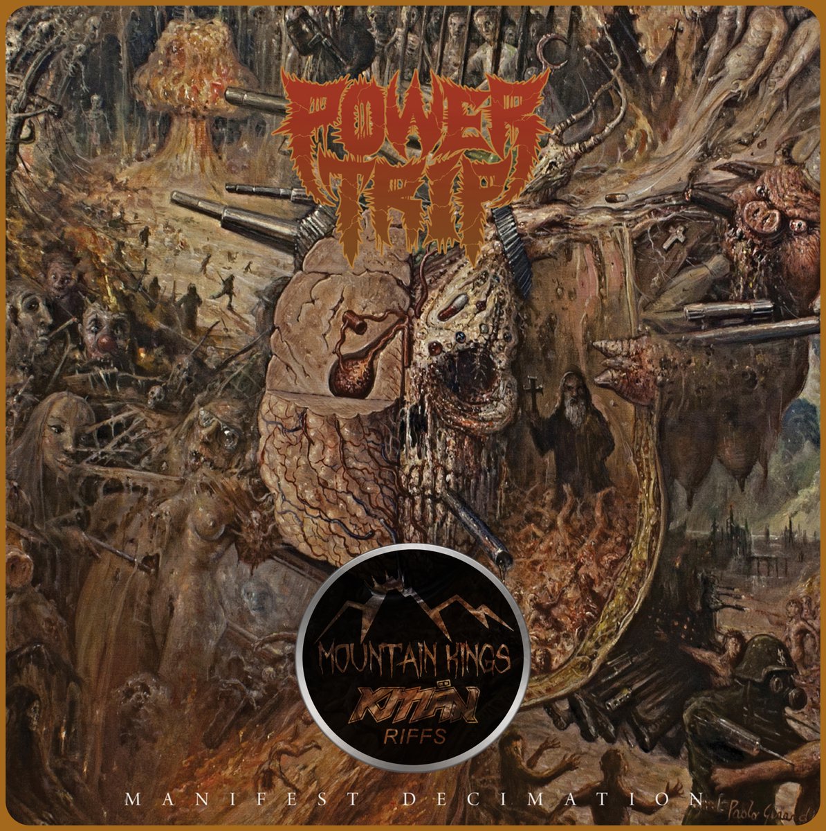 KMANRIFFSMetal's tweet photo. 👑MOUNTAIN KINGS3⃣0⃣8⃣👑

Submission: POWER TRIP - Manifest Decimation 🇺🇸(2013)

A jaw-drop Thrash resurgence! MD hits with razor‑sharp riffs, Hardcore energy, and a gritty, Crossover edge. Urgent, aggressive, and stripped back, it reasserts Thrash with contemporary bite.#MK308👑 https://t.co/PAOvju7QtG