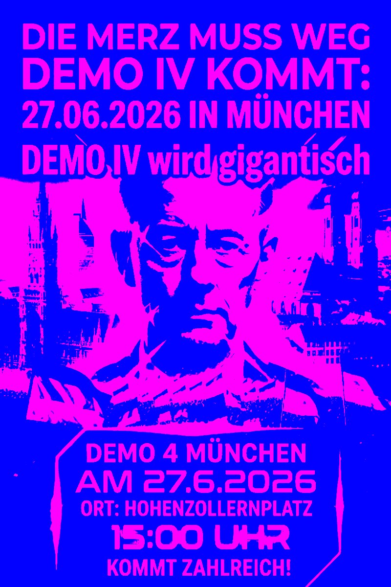 BockwurstClown's tweet photo. Die offizielle MERZ MUSS WEG DEMO 4
🟦🟦🟦🟦🟦🟦🟦🟦🟥🟥🟥🟥🟥🟥🟥
Einst waren wir nur eine kleine Gruppe von Bürgern
 die auf der Straße friedlich protestierten - 
HEUTE SIND WIR EINE RIESIGE BEWEGUNG
🟥🟥🟥🟥WIR SIND DIE WELLE🟦🟦🟦🟦🟦

+++++++Wir verändern DEUTSCHLAND+++++++ https://t.co/yJWseFeFHt