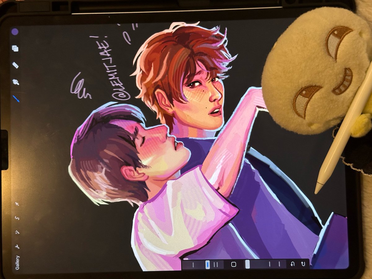 LEMITJAE's tweet photo. #renhyuck wip 🦊🐻 https://t.co/jUX7eLGP74