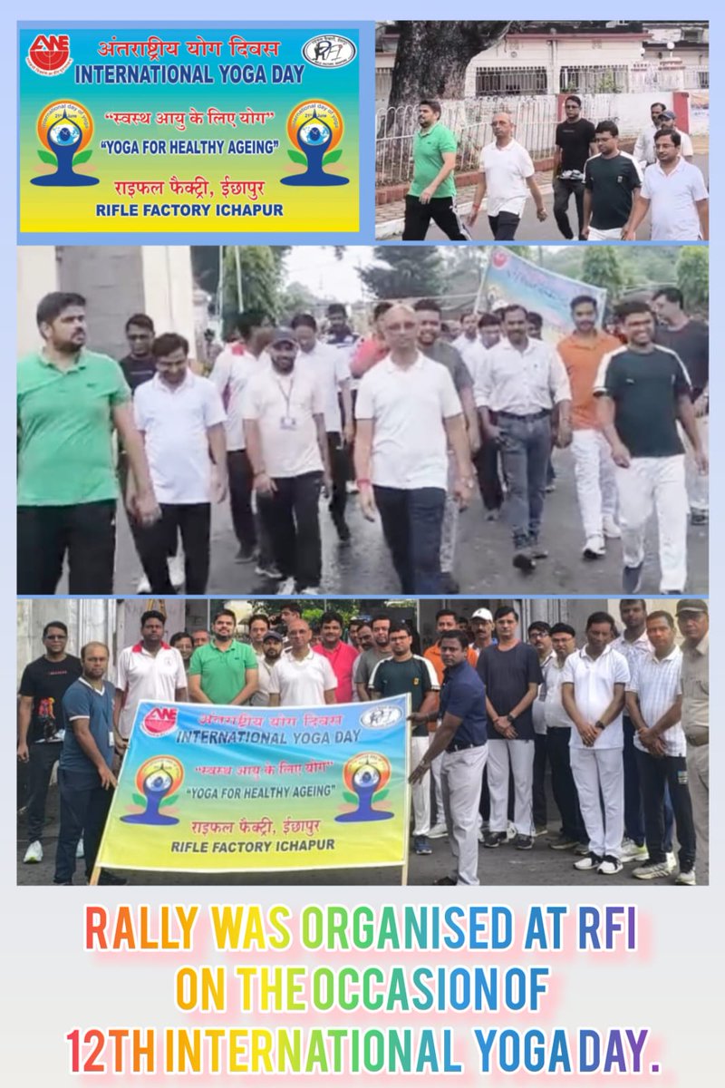 PRORFI's tweet photo. #InternationalYogaDay was observed by active participation of employees of all ranks. For increasing awareness towards Yoga among people, a yoga rally was organized followed with a yoga session.
#IDY2026
#अंतर्राष्ट्रीय_योग_दिवस
@DefProdnIndia @connectaweil https://t.co/Ks5HNyKAJE