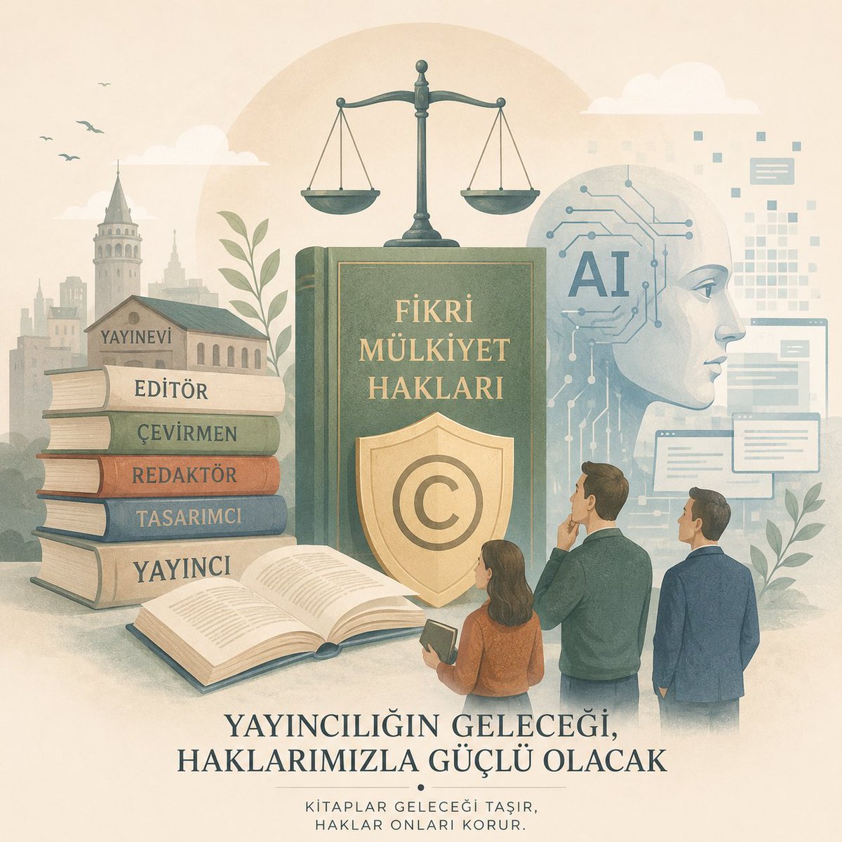 serhatbuhari's tweet photo. Anthropic Davası: Yapay Zekâ Çağında Yayıncıların Haklarını Kim Koruyacak?

Geçtiğimiz hafta, kitap yayıncılığı ile yapay zekâ arasındaki ilişkiyi kökten değiştirebilecek nitelikteki Anthropic davasına kısaca değinmiştim. Ancak bu konuda yayıncı dostlarımdan gelen sorular ile birlikte dava ile birlikte mevcut durumu toparladım. Araştırmamın ardından gördüm ki mesele, yalnızca hukuk çevrelerinin ya da teknoloji şirketlerinin tartışacağı teknik bir konu değil. Aslında bu dava, kitapların nasıl üretileceğini, yayıncıların hangi haklara sahip olacağını ve kültürel üretimin geleceğini doğrudan ilgilendiriyor.

Dava, Anthropic şirketinin büyük dil modelini eğitmek amacıyla telif hakkıyla korunan milyonlarca kitabı Library Genesis (LibGen) ve Pirate Library Mirror (PiLiMi) gibi korsan dijital arşivlerden izinsiz kullandığı iddiasıyla üç yazar tarafından başlatıldı. Ancak süreç kısa sürede bireysel bir telif uyuşmazlığını aşarak yaklaşık yarım milyon hak sahibini kapsayan dev bir toplu davaya dönüştü. 

Bu dava, yayıncılık dünyasının önüne üç temel soru koymaktadır: Yapay Zeka şirketleri, yayıncıların büyük yatırımlarla oluşturduğu kitap kataloglarını hangi hukuki sınırlar içinde kullanabilir? Yayıncıların editoryal emeği, çeviri yatırımları ve oluşturdukları yayın portföyü dijital çağda nasıl korunacaktır? Ve en önemlisi, yayıncılığın geleceğini teknoloji şirketleri mi belirleyecek, yoksa fikrî mülkiyet hukukunun koruduğu yayıncı ve yazar hakları mı?

Bir yayıncı olarak bu davayı yalnızca bir teknoloji şirketi hakkında verilmiş hukuki bir karar olarak görmüyorum. Bu dava, yayıncıların dijital çağdaki haklarının korunup korunamayacağını belirleyecek tarihî bir eşiktir. Çünkü yayıncılık yalnızca kitap basmak değildir; yeni fikirleri keşfetmek, onları editoryal süreçlerden geçirerek topluma kazandırmak, önemli finansal riskler üstlenmek ve kültürel hafızayı geleceğe taşımaktır. Yapay zekâ sistemlerinin beslendiği bilgi havuzunun önemli bir bölümü de yayıncıların onlarca yıllık yatırımları sayesinde oluşmuştur.

Mahkemenin en önemli mesajı açıktır: Yapay zekâ şirketleri telif hakkıyla korunan eserleri sınırsız ve denetimsiz biçimde kullanamaz. Mahkeme, yapay zekâ eğitimi konusunda belirli koşullarda “adil kullanım” değerlendirmesi yapmış olsa da, eserlerin korsan kaynaklardan elde edilmesini hukuka aykırı bulmuştur. Bu ayrım, teknolojik yeniliğin fikrî mülkiyet haklarının üzerinde olmadığını göstermektedir. Hiçbir teknoloji şirketi, yayıncıların yıllarca emek ve sermaye harcayarak yayımladığı kitapları ücretsiz bir veri deposu olarak göremez.

Korunması gereken yalnızca yazarın telif hakkı değildir. Yayıncı da fikrî üretim zincirinin asli aktörüdür. Bir kitabın ortaya çıkması; editörün, çevirmenin, redaktörün, tasarımcının ve yayıncının ortak emeğinin yanı sıra ciddi mali yatırımların sonucudur. Yapay zekâ şirketleri yalnızca metinlerden değil, yayıncıların oluşturduğu ekonomik ve entelektüel değerden de yararlanmaktadır.

Türkiye açısından bakıldığında ise bu dava önemli bir uyarıdır. Yayıncı meslek birlikleri ve Telif Hakları Genel Müdürlüğü tarafından yürütülen çalışmalar artık gecikmeden ortak bir stratejiye dönüştürülmelidir. Telif hukukunun güncellenmesi, yapay zekâ şirketleriyle yapılacak lisans sözleşmelerinin temel ilkelerinin belirlenmesi ve dijital içeriklerin kullanımını takip edecek ortak mekanizmaların kurulması artık bir tercih değil, zorunluluktur.

Bununla birlikte yayınevleri de yalnızca yeni düzenlemeleri bekleyen kurumlar olarak kalmamalıdır. Yayıncı meslek birlikleri ve yayınevleri öncelikle ortak bir dijital hak yönetimi stratejisi oluşturmalı; hangi eserlerin yapay zekâ sistemlerinde kullanıldığına ilişkin bilgi paylaşımını sağlayacak izleme mekanizmaları geliştirmelidir. Böylece herhangi bir eserin izinsiz biçimde veri setlerine dâhil edilmesi durumunda sektör, tek tek yayınevlerinin çabasıyla değil, ortak bir kurumsal yapı üzerinden hızlı ve etkili biçimde harekete geçebilir.

@dekmeb @YAYFED @tbymorg