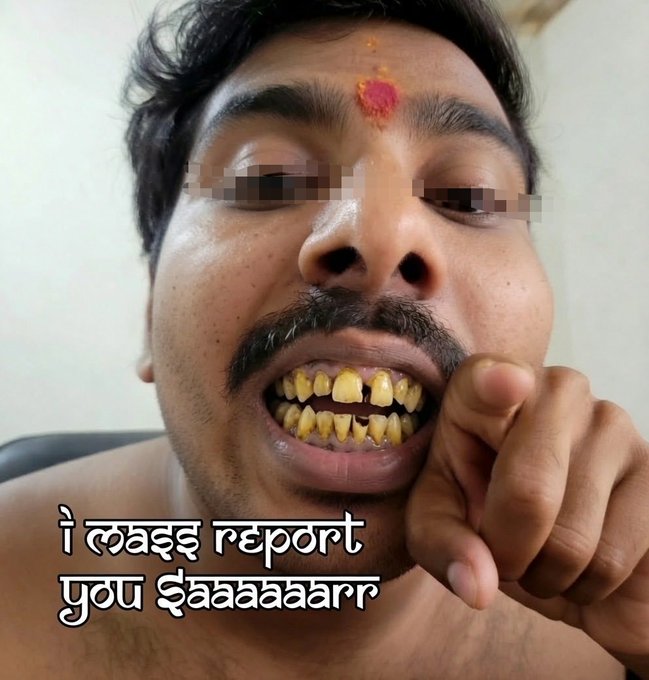 Shouriver99's tweet photo. @EdwardPHayesUK @RoxnaSuper @benwehrman Lets be honest here, he doesnt looks like pаjeet at all.

Look, if you can be reborn as white, you'll 100% will choose to be white instead of brown disgusting poop colored skin like the pаjeet you are right now.

Go reincarnate https://t.co/zfsWjfl61Y