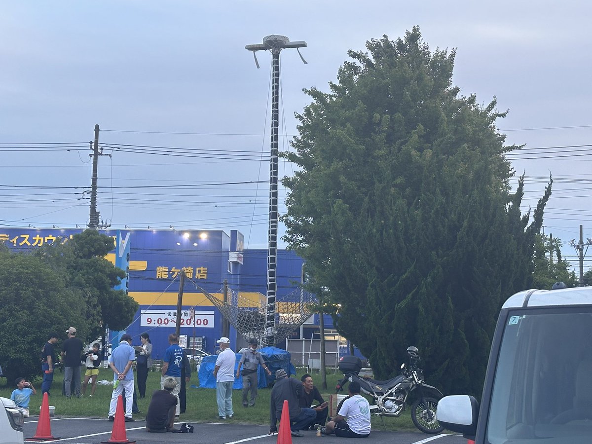 ryugasaki0's tweet photo. 本日の練習も無事終わりました。来週末もお天気に恵まれることを願っています。
#龍ケ崎市 #撞舞 #ツクマイ #つくまい #つく舞 #龍ケ崎八坂神社祇園祭 #撞舞2026 https://t.co/f5PUpowS4O