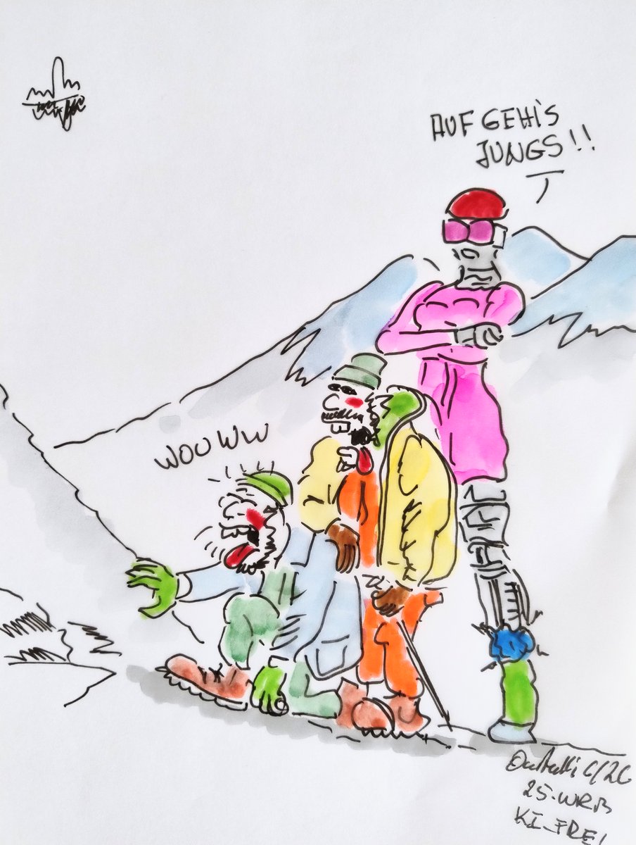 ullrichhoe's tweet photo. 25. Wochenrückblick vom 21.06.2026. Immer Sonntags, immer 10:00 Uhr, heute 4 Cartoons zu Themen wie: ARoboter auf dem weg zum Everest; David Caruso/Horatio Caine; Ferarri gewinnt mit Hamilton; FIFA WM 2026. Alle Infos hier. 
https://t.co/PmaQwn4Njk https://t.co/bJVymtWkho