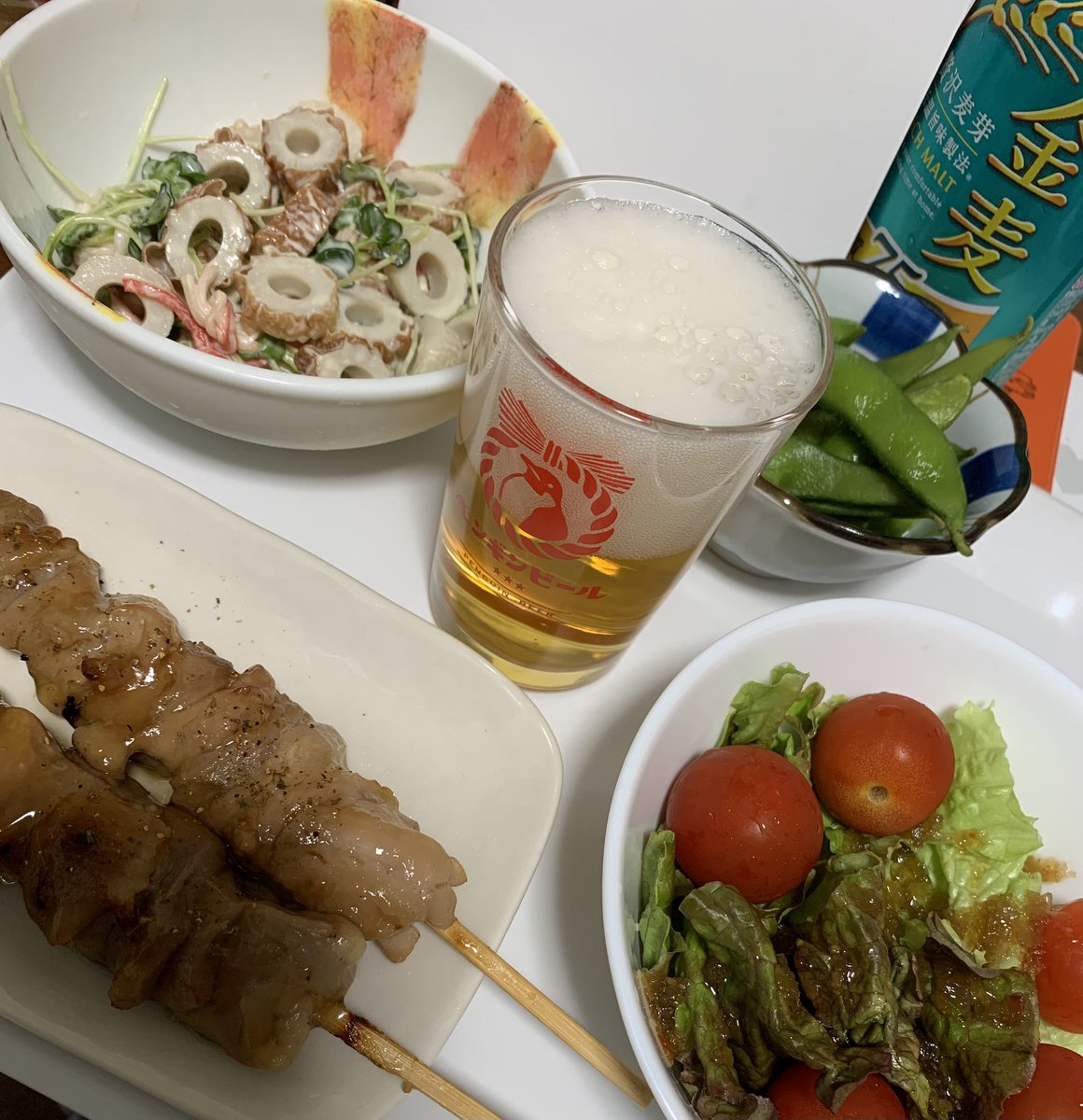 momopen_53's tweet photo. 今日もおうち居酒屋スタートです🏮🍺 https://t.co/KQRD7ihENb