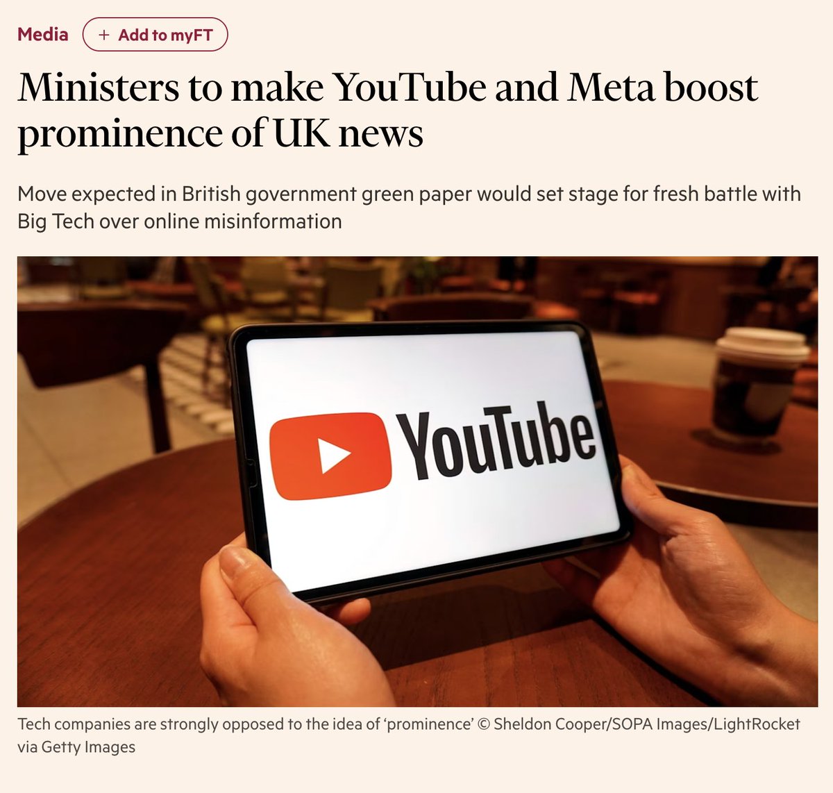 RossKempsell's tweet photo. Starmer's imminent crackdown on YouTube and TikTok set to force platforms to push BBC content higher on algos

Broken by me 24 hours ahead of mainstream media on @GuidoFawkes 

https://t.co/SeneQvxaZE https://t.co/y5yV53KGJr