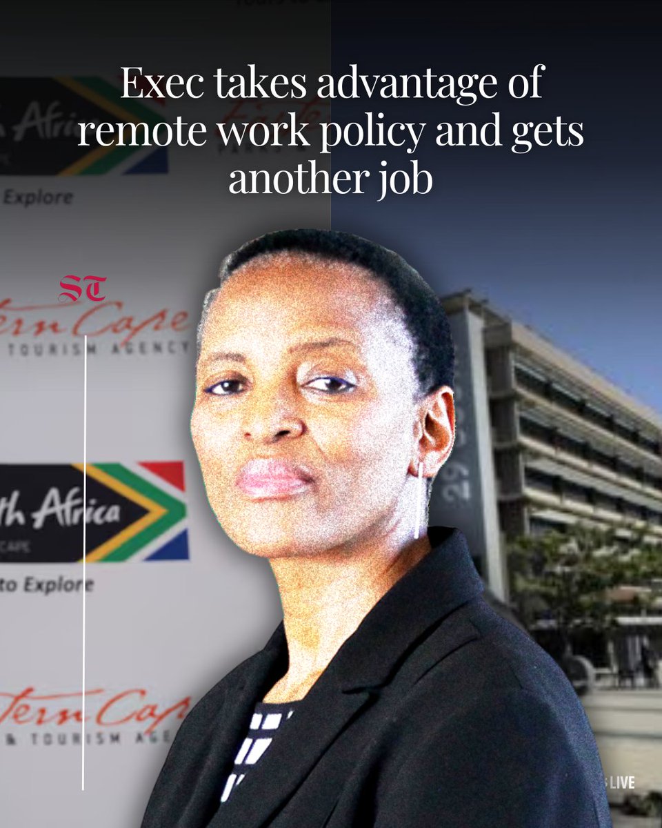 TimesLIVE's tweet photo. Dube TradePort Corporation this week confirmed that its executive for corporate services, Nolufefe Ali, took advantage of the company’s remote work policy while also working at the Eastern Cape Parks &amp; Tourism Agency (ECPTA). https://t.co/a3BAkIHQjw https://t.co/HyvXI8Rfcv