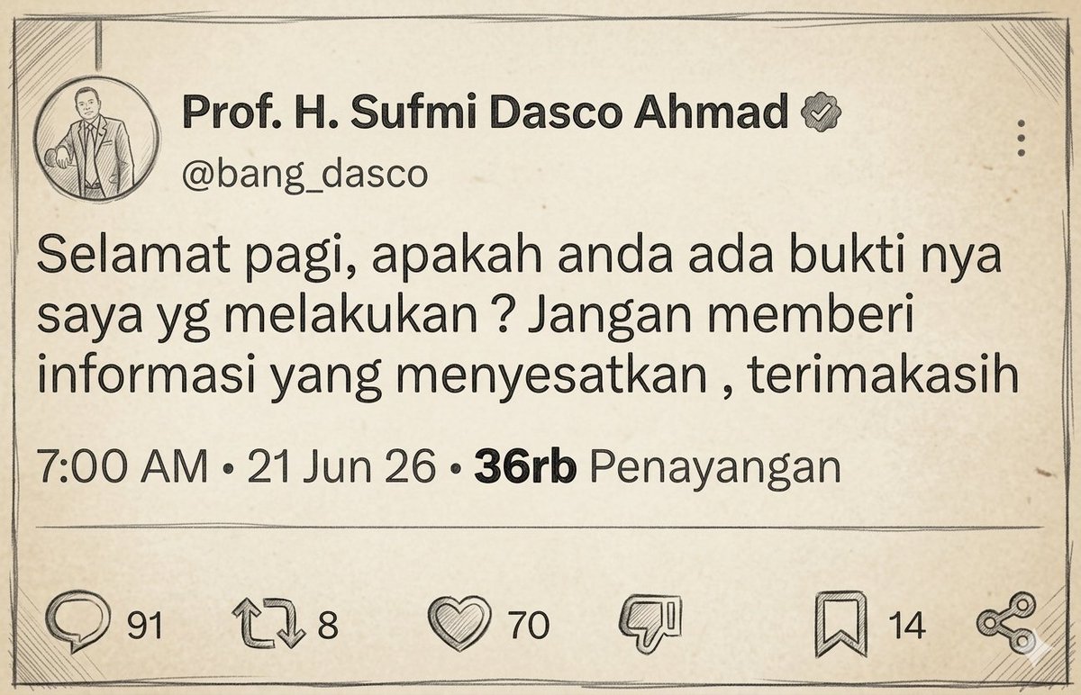 direktoridosen's tweet photo. wah... @bang_dasco merespon @TheKerupuk. terkait adanya pola tertentu...

jadi sebelum kejadia  ini,
ad dugaan terjadi doxing dan teror
dst. 

pemantiknya diduga, tiap kali membahas bang dasco, baik di internet maupun di RL. 

kalau dari bahasa yg dipakai utk merespon, bang dasco mengecilkan permasalahan ini jadi seolah dia melakukannya sendiri. 

btw min @thekerupuk kita cuma saling fllw ya. ga saling kenal 😭🙏