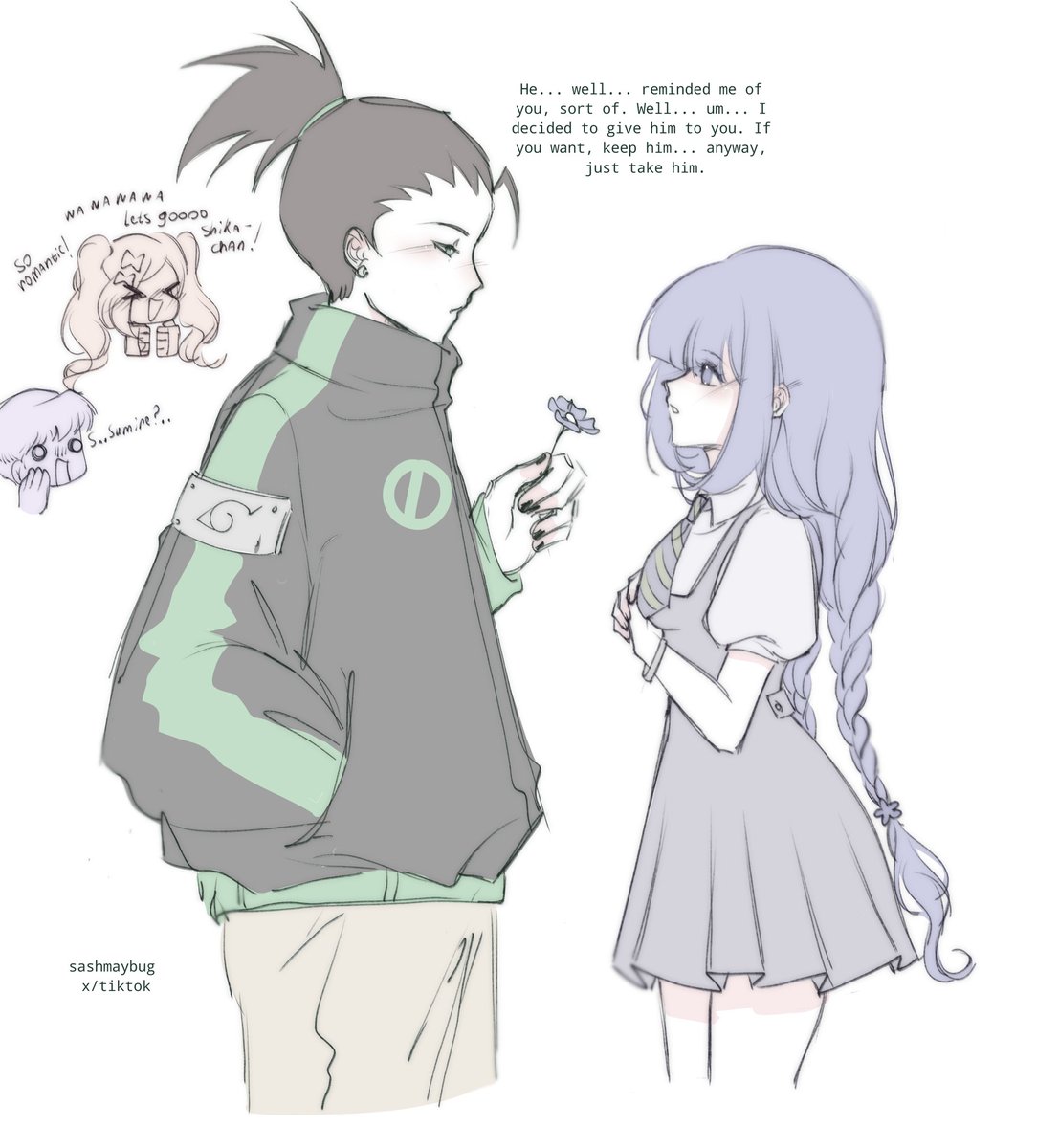 kkarmensii's tweet photo. why not? 

#sumirekakei #sumire #shikadai #shikadainara #borutotwobluevortex #borutotbv https://t.co/1ueSkj3mzr