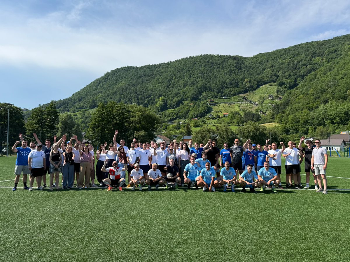 HDZmladez's tweet photo. Nakon završetka sjednice Nacionalnog odbora uslijedio je i sportski dio programa - nogometni turnir u odličnoj organizaciji #MHDZ Krapinsko-zagorske županije. Čestitamo pobjednicima na osvojenom turniru, a domaćinima zahvaljujemo na gostoprimstvu i izvrsnoj atmosferi. https://t.co/96VLPI62Hd