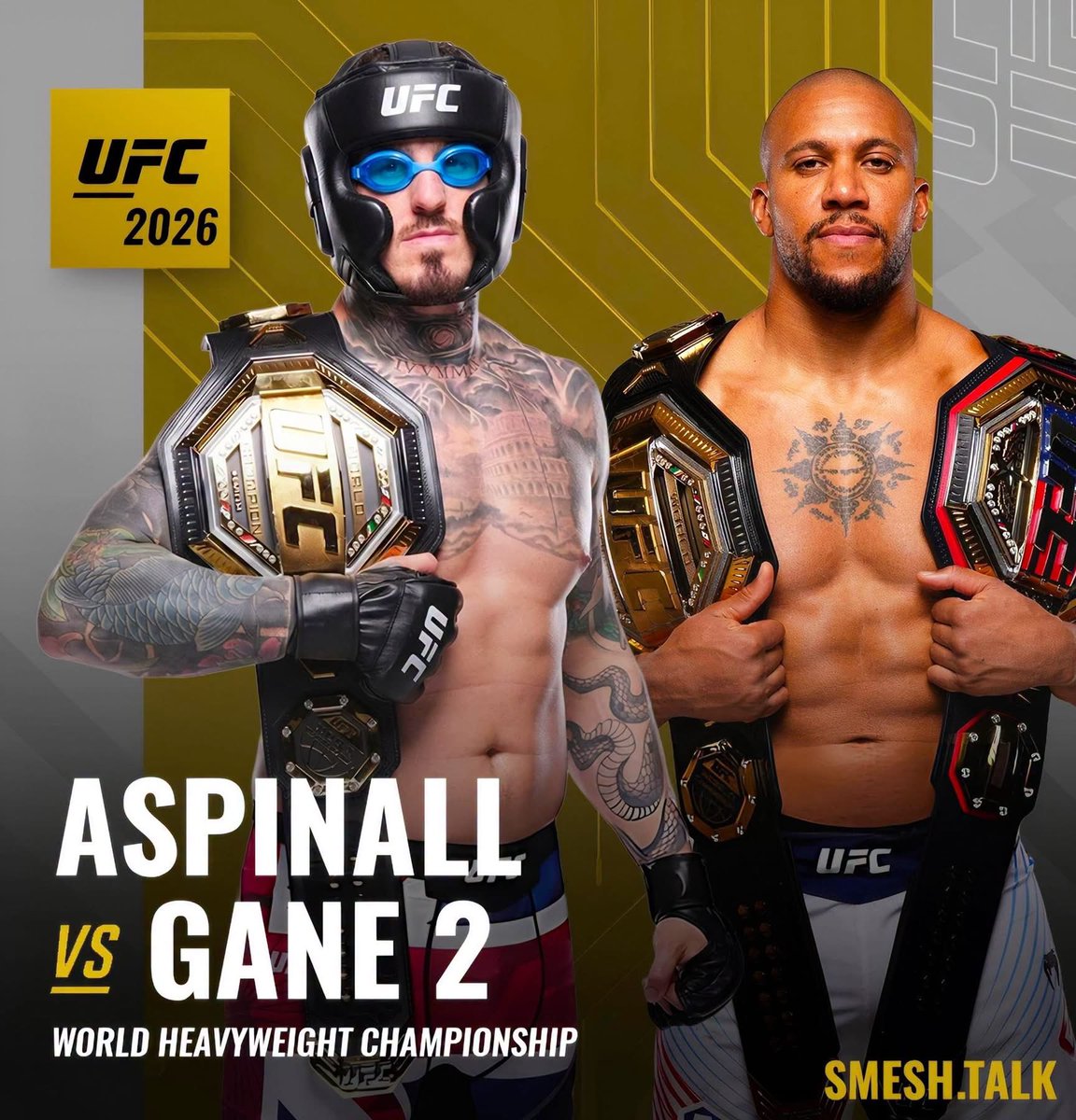 SmeshTalk's tweet photo. The next fight for the UFC Heavyweight title 🔥 https://t.co/r8cjBhVJ3q