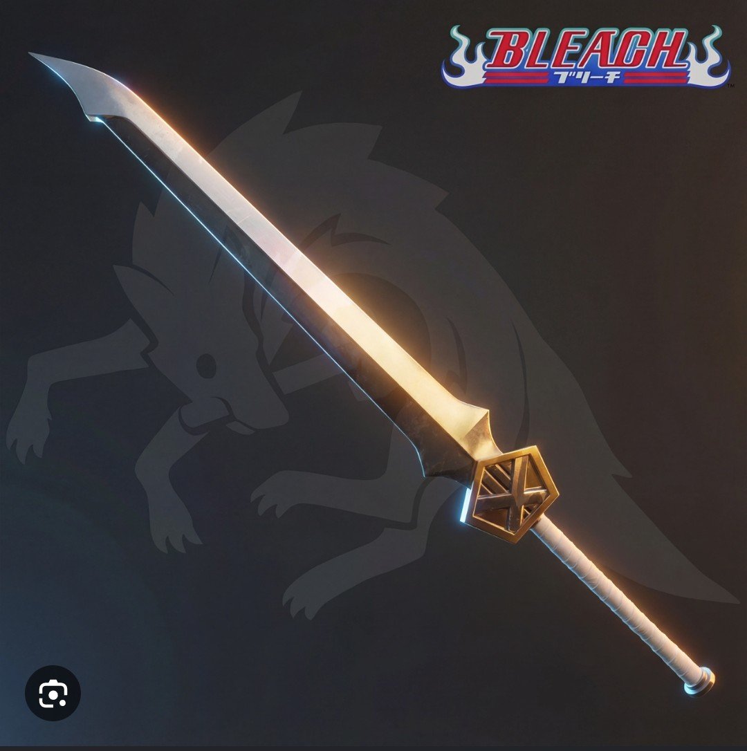 xibitho's tweet photo. essa lâmina Fullbringer REALMENTE parece muito com a lâmina do Yhwach né https://t.co/N2vGl2XgxE