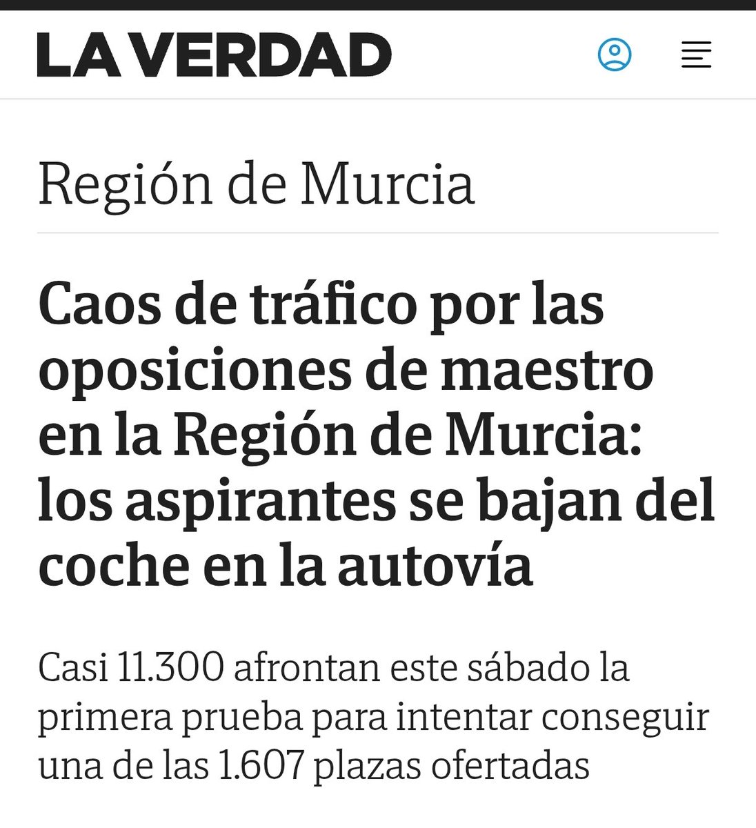 P_Aguado_F's tweet photo. Aspirantes andando por la autovía para poder llegar al examen.
Meter en el carril de salida de la autovía a la zona de examen los coches que vienen de todas las ciudades y pueblos de la Región y los que salen de la ciudad de Murcia y ni un puñetero control de tráfico.
Lógico 😡 https://t.co/VngLlpDnnF