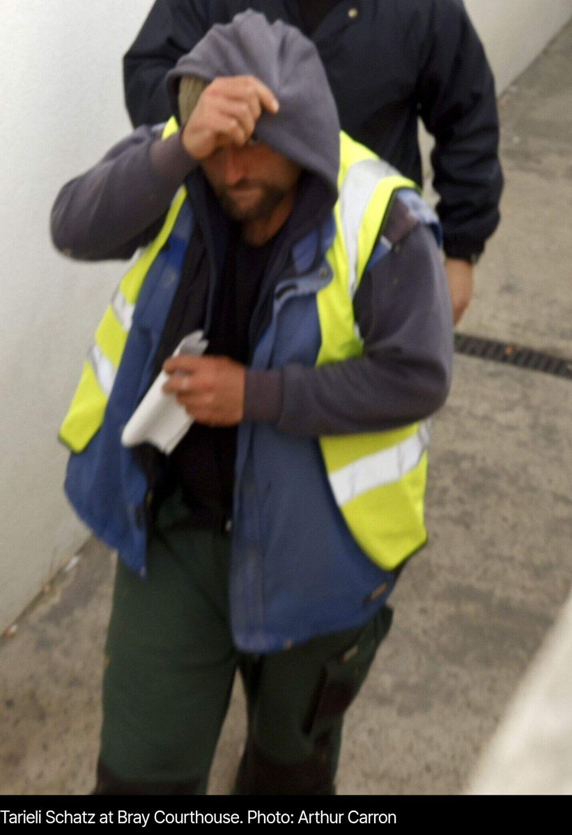 TadhgCalbhaigh's tweet photo. Is this one of the worst crimes by the Irish government against its citizens?

Georgian criminal and Lithuanian EU passport holder Tarieli Schatz was given Irish IPAS asylum accommodation. He had numerous previous convictions, including in Austria (where his child lives), from where he had already been deported. His behaviour in Ireland was such that he had to be removed from one IPAS centre for fighting with another resident.

Tarieli Schatz was already under a deportation order and was due to be removed from the state just six days after an incident that left an Irishman dead. In that incident, he drove a dumper on a Wicklow building site while under the influence of cannabis and killed Irish father-of-two John Maher.

https://t.co/Sz59tEtSNw
