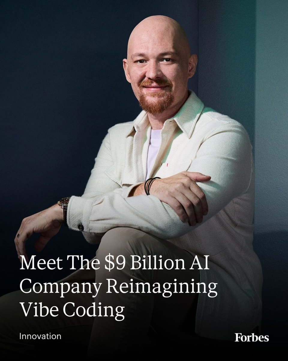 Forbes's tweet photo. Amjad Masad’s Replit allows users to build apps together like they’re doodling on a white board. It also made the Jordanian immigrant a billionaire along the way. 

Read more: https://t.co/OSGUjO016S 📸: Cody Pickens for Forbes https://t.co/nl5WyBypoE