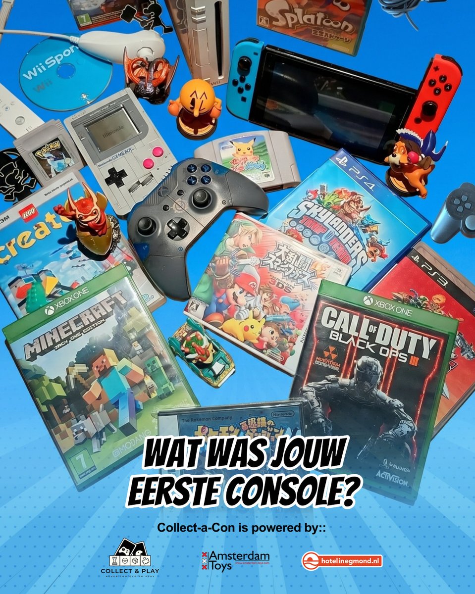 collectacon's tweet photo. Wat was jouw eerste console? Jouw eerste console vergeet je nooit. En die ene controller, weet je het nog precies. Waar je 'm kocht, hoe hij rook, het eerste spel dat je aanzette.

Wat was jouw eerste console? Drop 'm hieronder.

📍 Hotel Zuiderduin, Egmond aan Zee
📅 26 & 27 september 2026
🎟️ https://t.co/o73HoxYc3t

#collectacon #collectacon2026 #retrogaming #gamecollector #egmondaanzee #weekendjeweg #geekculture #tcgnl #collectibles #tradingcards