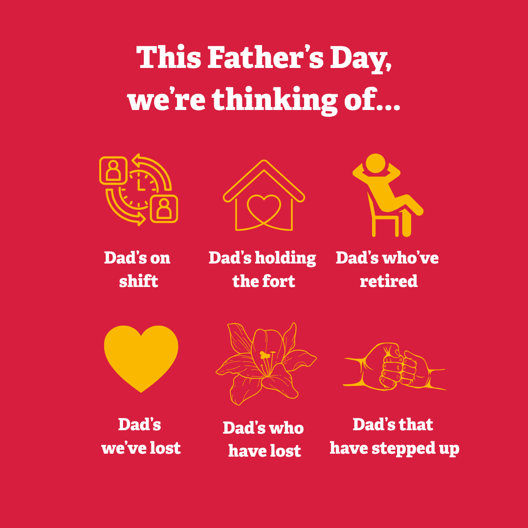 firefighters999's tweet photo. This Father's Day, we're thinking of every kind of dad in our fire services community.

Thank you for everything you do 👨‍🚒🚒

Who are you thinking of today? https://t.co/qJsXMryqZI