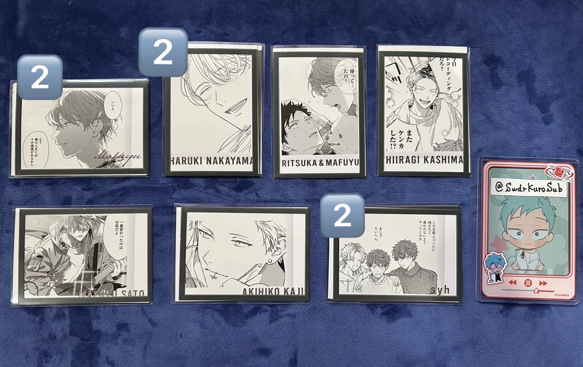 SwdrKuroSub's tweet photo. 【交換】ギヴン展　ぱしゃこれPREMIUM

譲：画像1枚目
求：画像2枚目（⭕️優先）

郵送交換希望
まとめて交換いただける方優先

検索からでもお気軽にお声掛けください。
よろしくお願いいたします。 https://t.co/s7AYYxesN8