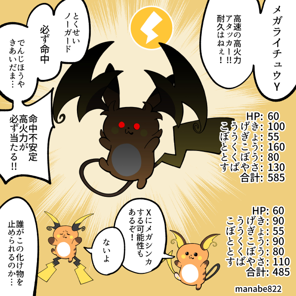 manabe822's tweet photo. 雨パ vs メガライチュウY　1/4　#ポケモンチャンピオンズ https://t.co/GNTf5RNjAu