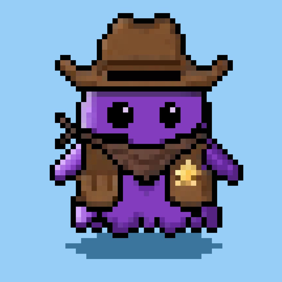 John1OOK's tweet photo. GM Sunshines
Day 3 Making a mascot for my own self. Sheriff in town lmao

#ETH #NFT #BlobsbyJW #pixelartㅤㅤㅤㅤ https://t.co/UkARr5zBSD