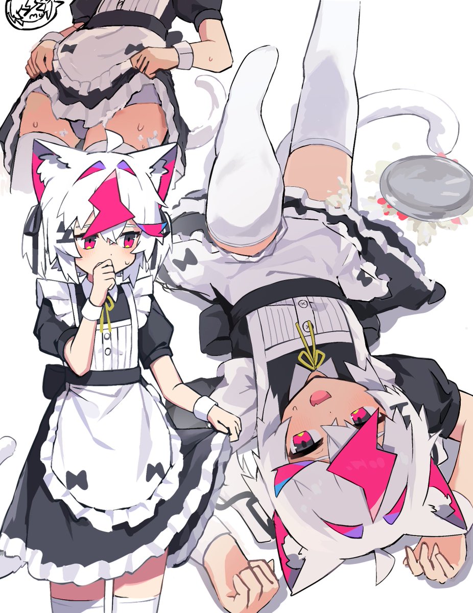 kamineko1212's tweet photo. メイド服衣装♂
#OC #メイド服 https://t.co/D4GcULdv9k
