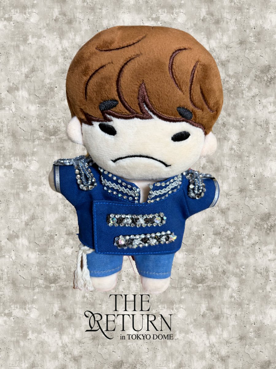 wooyosmile0430's tweet photo. 🩵まねまねTHE RETURN 衣装🩵
第2弾はジュノ💛
キラキラビジュ衣装がジュノにすっごく似合ってた✨
飾りが難しかったけど、何となく雰囲気で🤴🥰

#2PM 
#まねまね　#ぬい
#2PM_THE_RETURN https://t.co/x5dMesDdc1