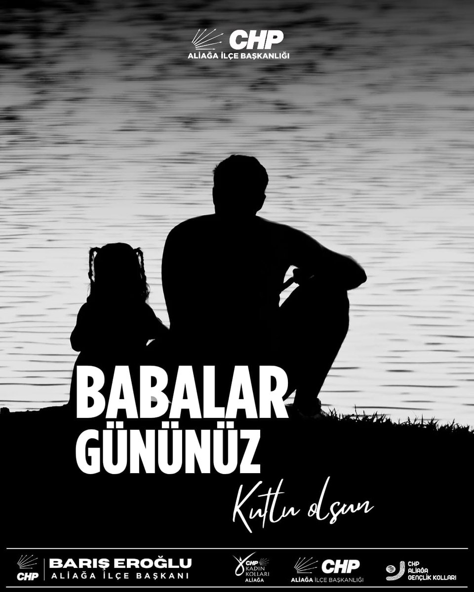 CHPAliaga's tweet photo. Başta aramızdan ayrılan babalarımızı rahmetle anıyor; sevgisi, emeği ve fedakârlığıyla hayatımıza değer katan tüm babaların Babalar Gününü kutluyoruz.
Evlatlarına daha adil, daha özgür ve daha güzel bir Türkiye bırakma mücadelesi veren tüm babaları saygıyla selamlıyoruz. https://t.co/DLvxp9SiQU
