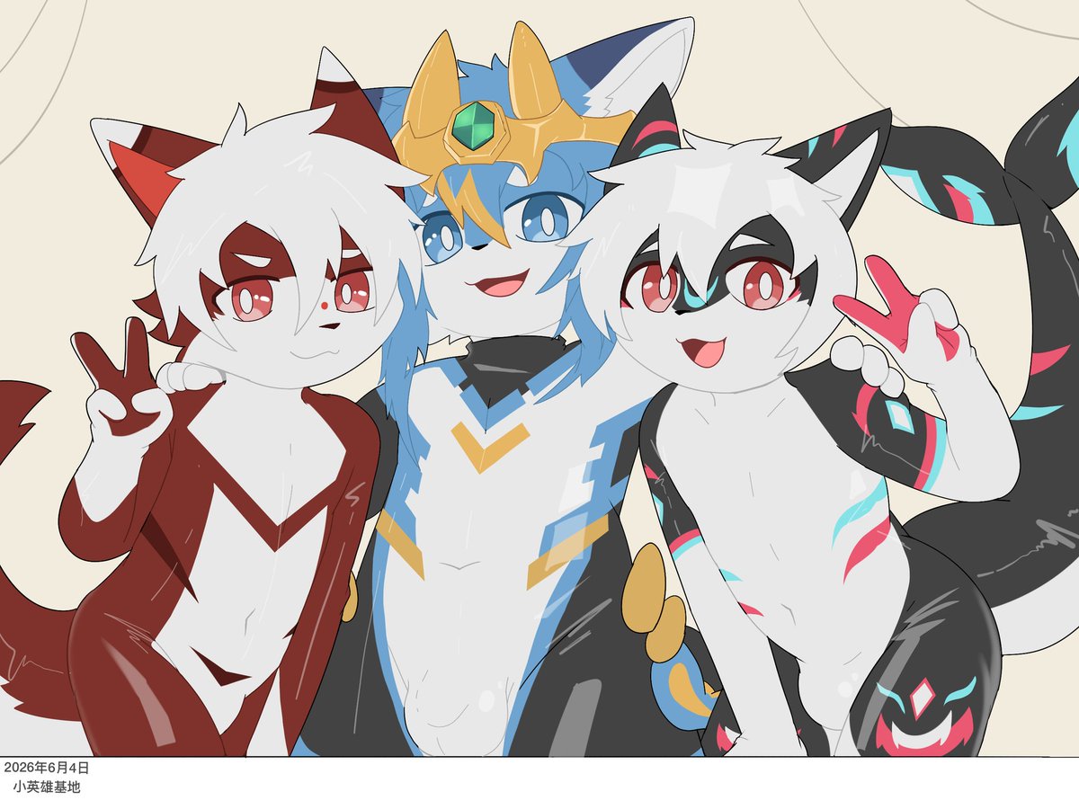 RhixLin's tweet photo. 跟自己家小狗记录了战胜和战败的合照❤️。
画师是紧身衣小画师寒炙老师捏，画这么可爱。 https://t.co/HoXxbV7x5p