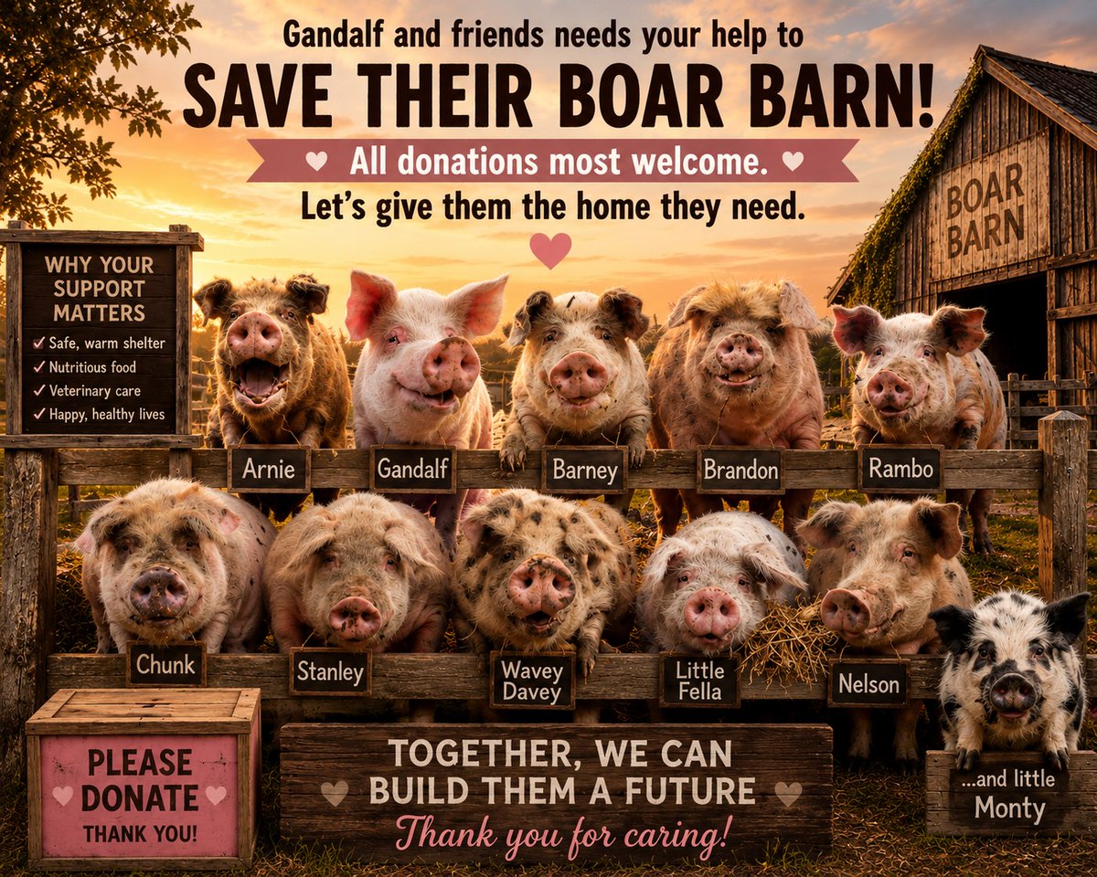 JasperManUtd's tweet photo. #SundayMotivation
#URGENT 🆘 

Dear Twitter friends

Please don't let the unthinkable happen - pls don't let these magnificent giants lose their only home 🙏

Perhaps you feel your couple of £ or whatever you can spare won't make a difference - it will!

https://t.co/3MPTB0XBfi https://t.co/GrUooe9xjt