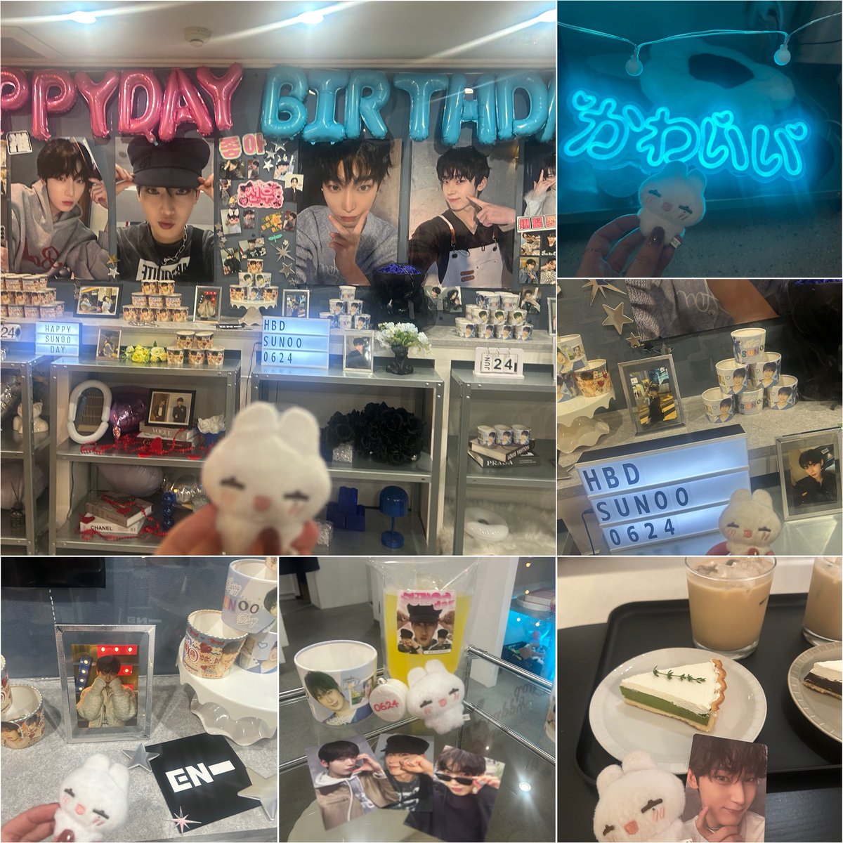 s_unoon's tweet photo. 幸せSUNOO DAY🫧
かわいくて幸せな空間🎂🩷🩵

#SUNOO https://t.co/U0k74ddArd