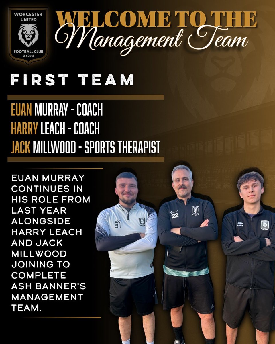 WorcesterUtd1's tweet photo. 🚨Welcome to the management team🚨 https://t.co/j7lO2Q0OC0